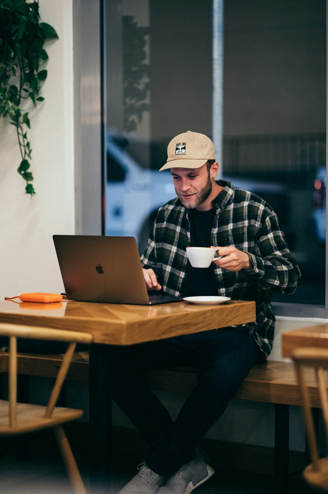 writer at laptop