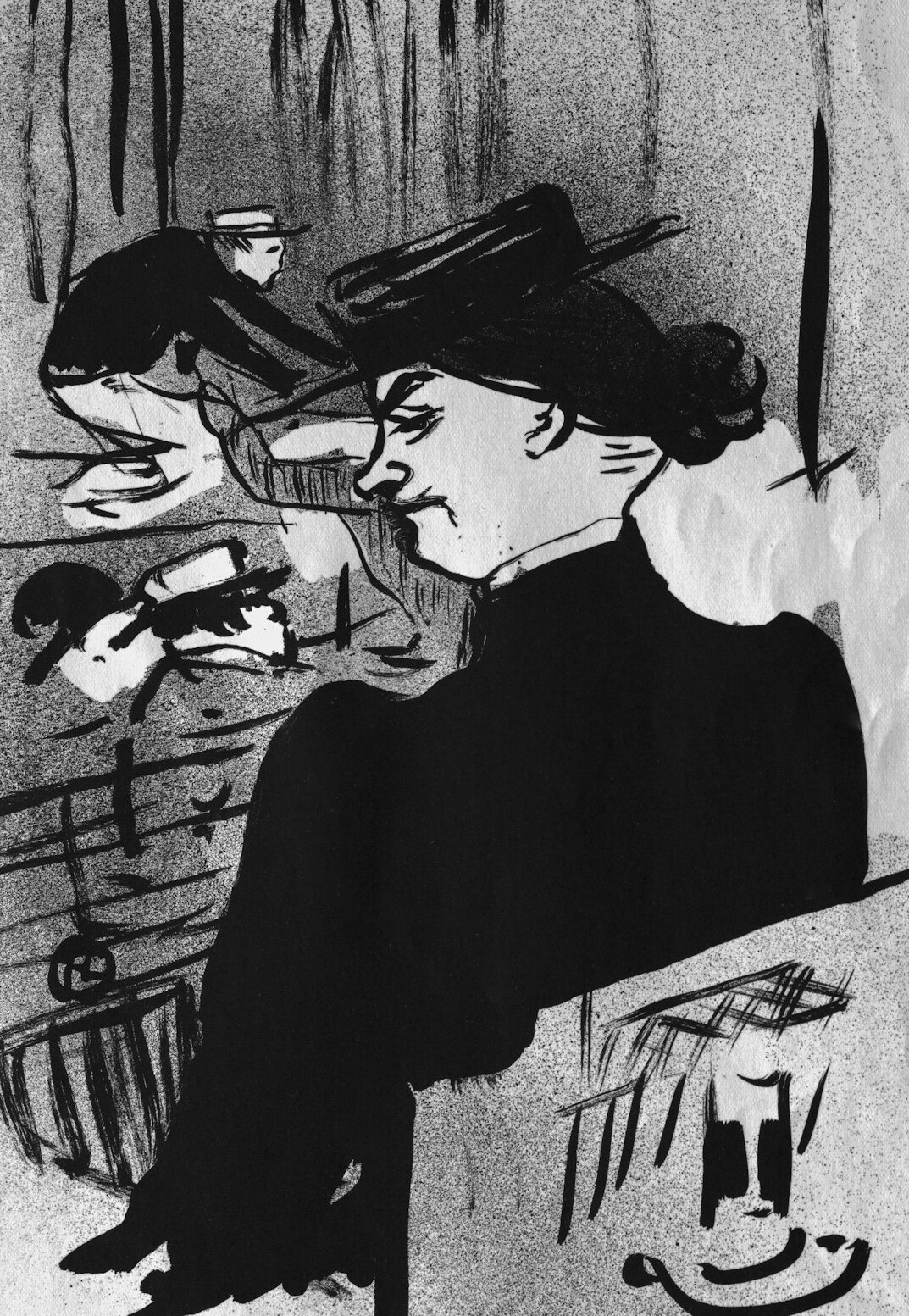 detective novel illustration